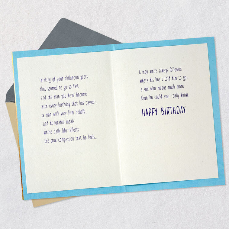 The Man You Have Become Birthday Card for Son, , large image number 4