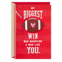 I Love Team Us Heart Football Valentine's Day Card for Husband, , large image number 1
