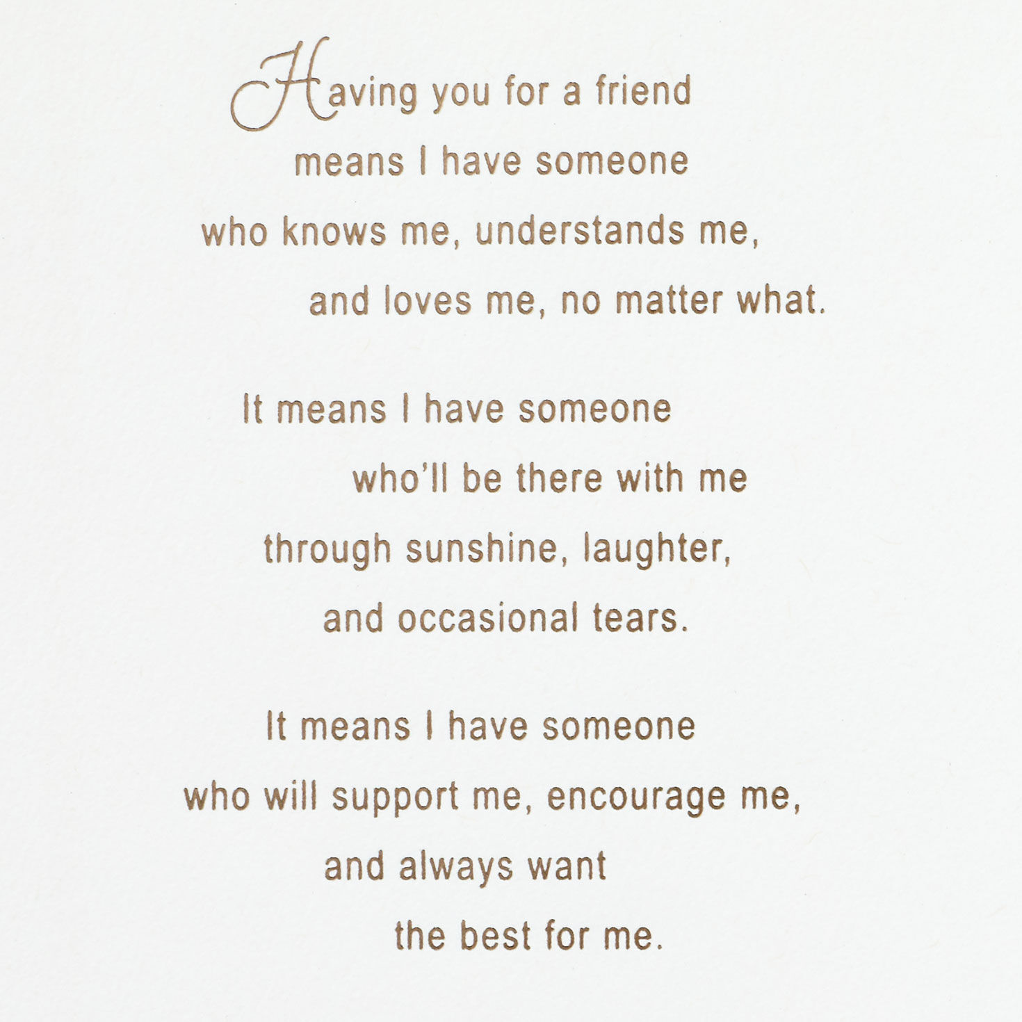 A Friend Like You Means So Much Birthday Card for Friend, , large image number 2