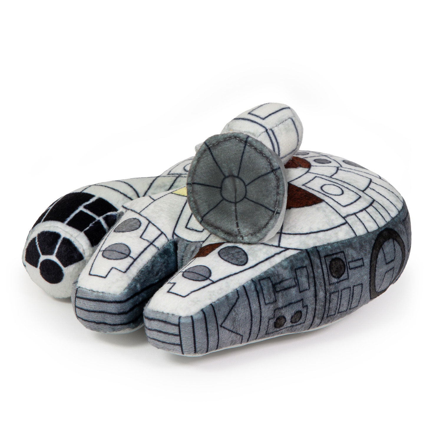 Star Wars Millennium Falcon Zip-Along Stuffed Toy Side image number 3