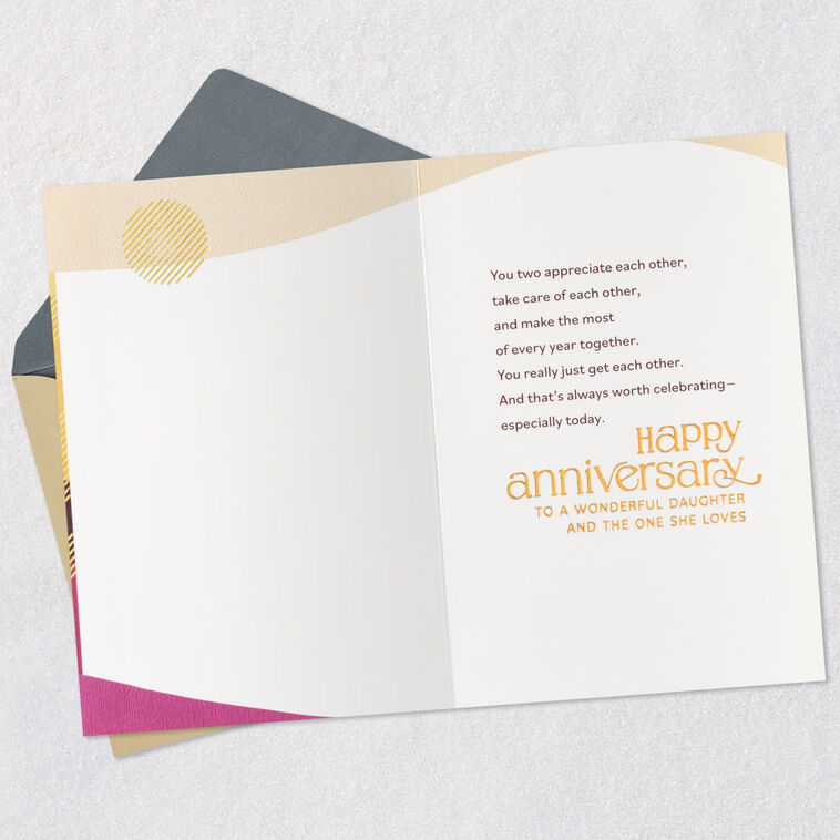 Love You Each, Love You Together Anniversary Card, , large image number 3