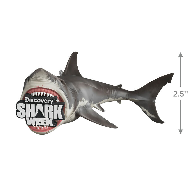 Shark Week Shark Keepsake Ornament measurement image number 3