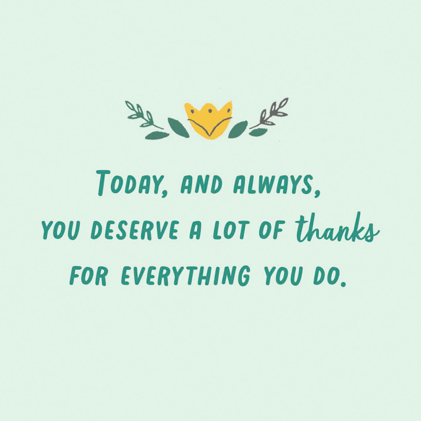 Laptop and Flowers Administrative Professionals Day Card Sentiment image number 2