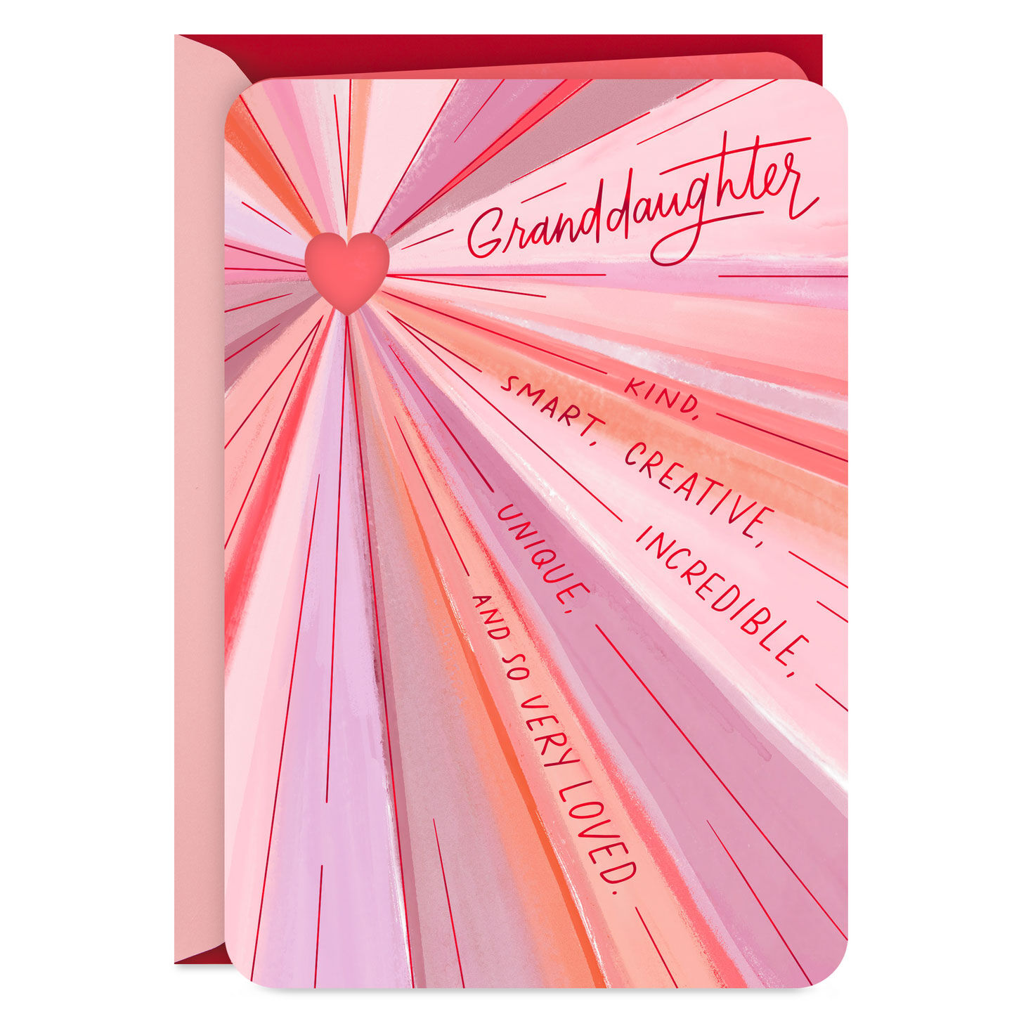 Kind, Smart and So Very Loved Valentine's Day Card for Granddaughter for only USD 3.99 | Hallmark