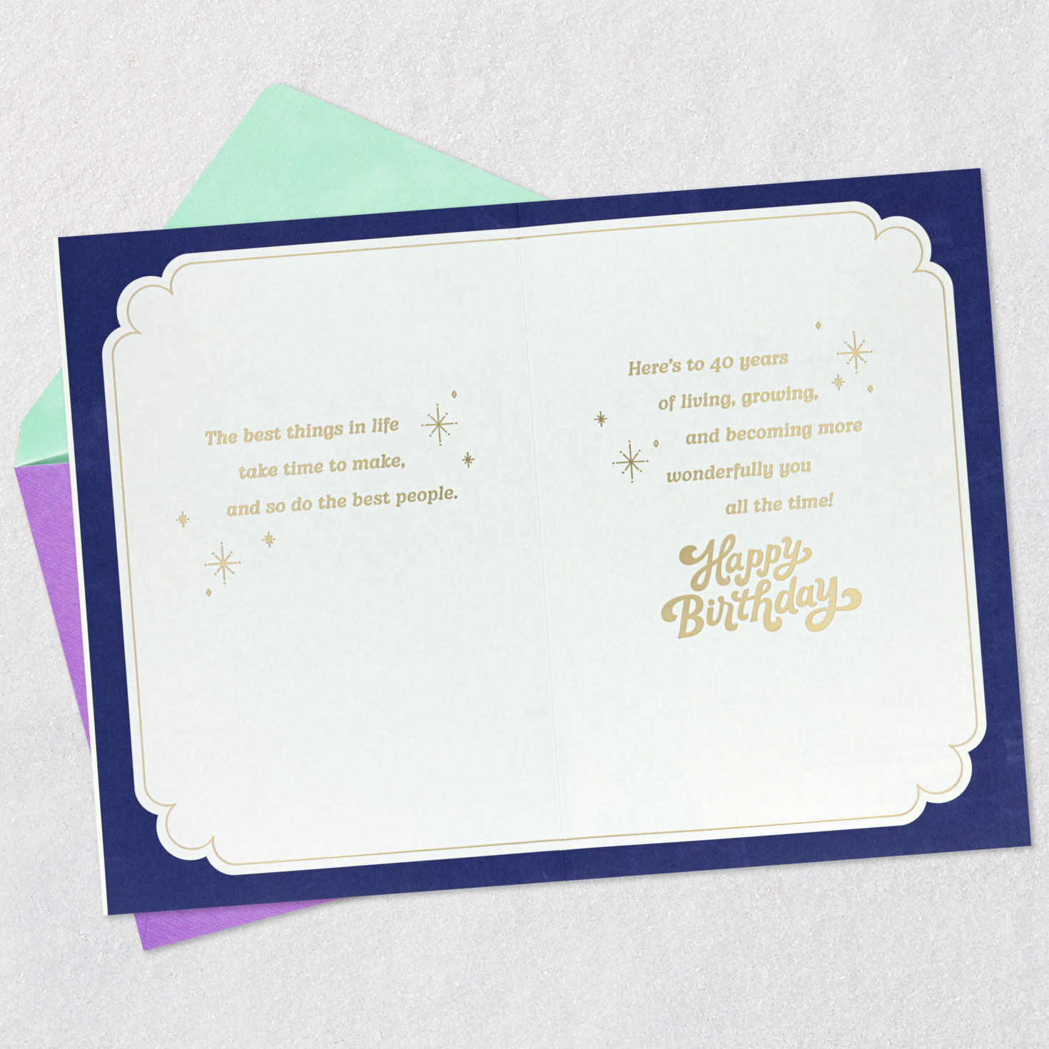 Better Than Ever 40th Birthday Card, , large image number 4