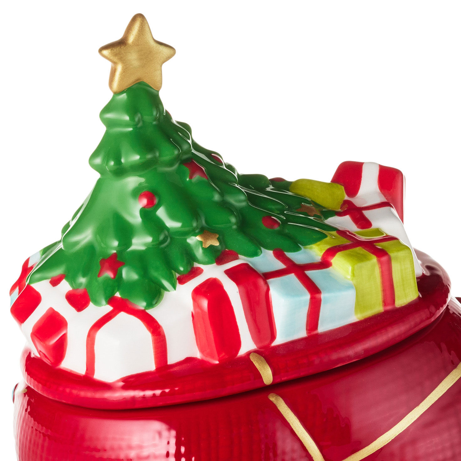 Sculpted Grinch and Sleigh Cookie Jar With Sound  image number 6