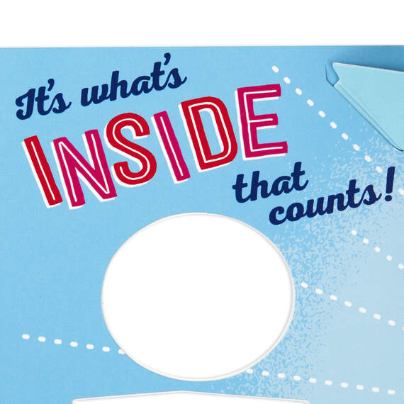 It's What's Inside That Counts Money Holder Pop Up Christmas Card, , large image number 2