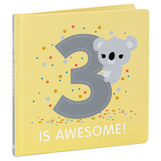 Three Is Awesome! Birthday Book, 