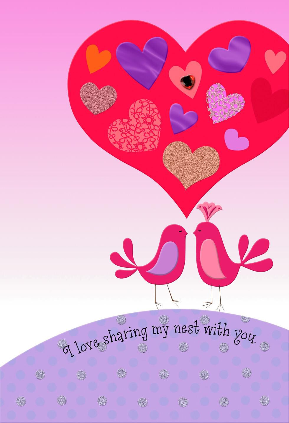 UNICEF Lovebirds Valentine's Day Card for Wife