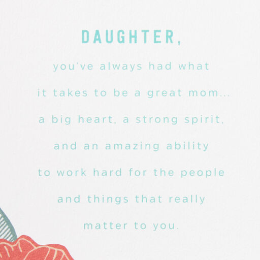 Daughter, You're So Loved Mother's Day Card With Hangable Print, 