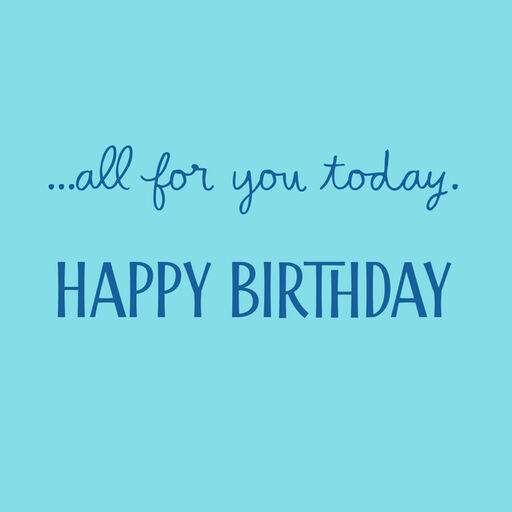 Joy and Happy Birthday Card, 