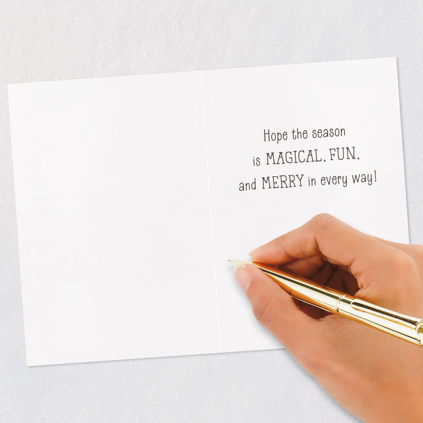 Glittery Snowman Holiday Cards, Pack of 6, , large image number 5