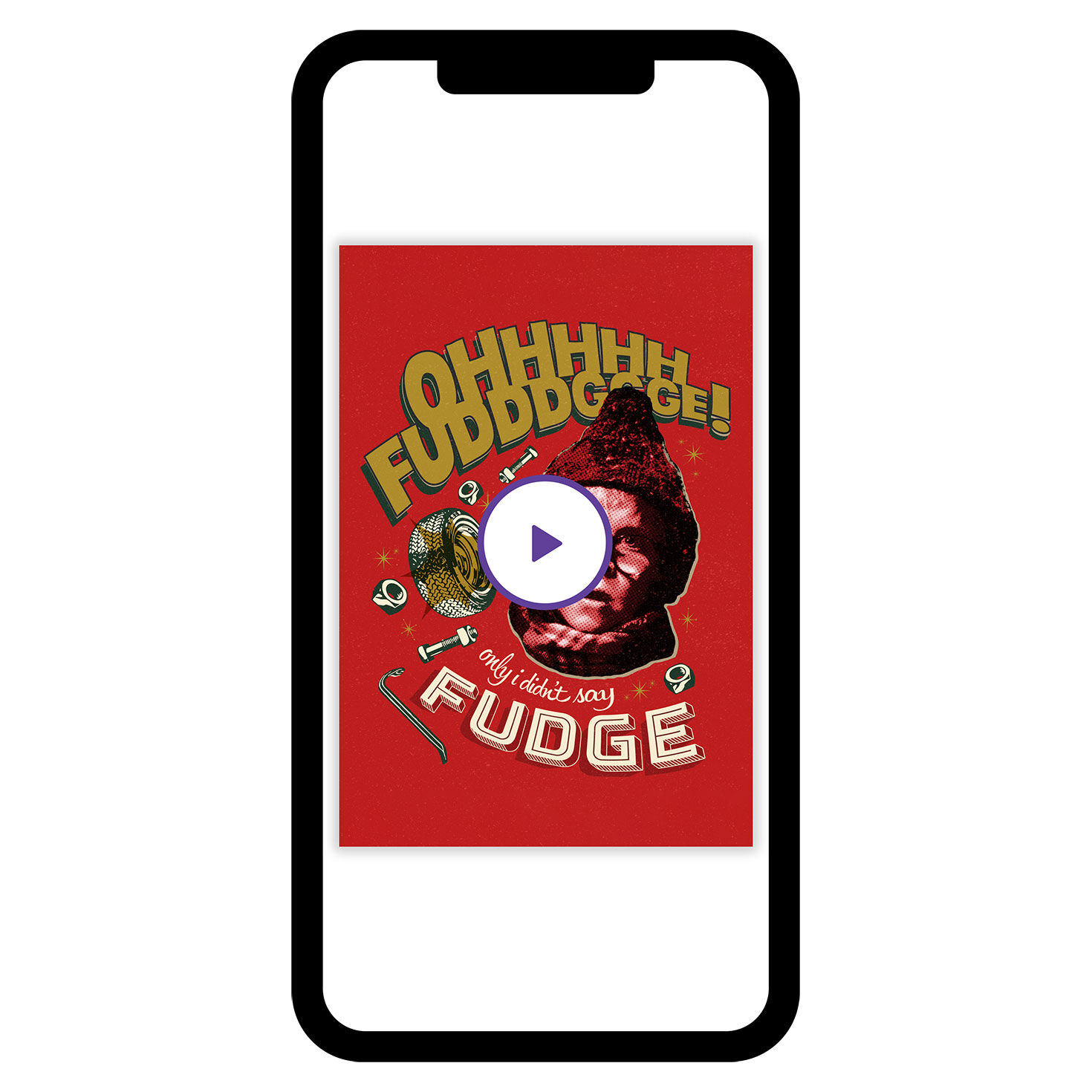 A Christmas Story&trade; Ohhhhh Fudddggge Custom Christmas Card, , large image number 7