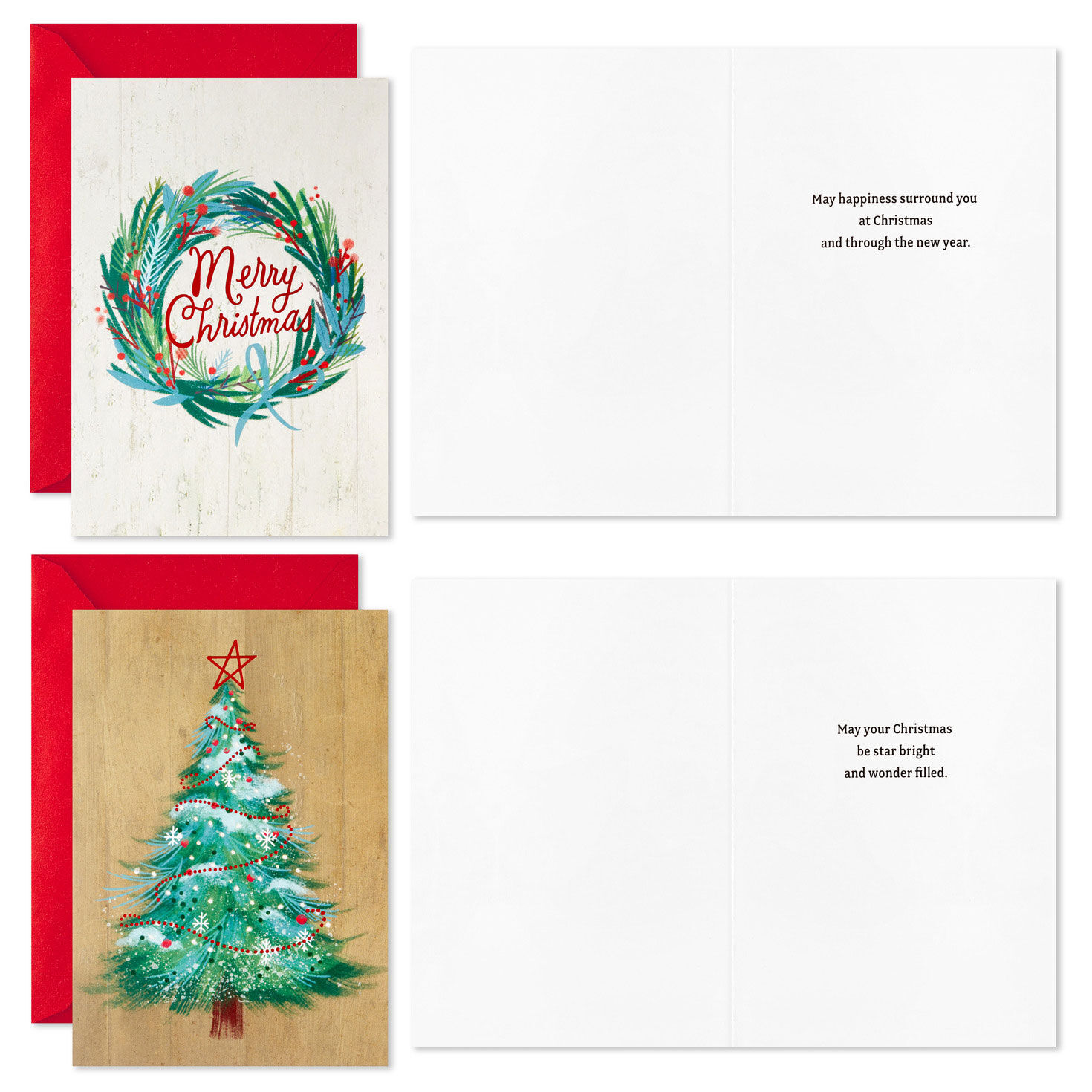 Rustic Icons Boxed Christmas Card Assortment Card Front with Sentiment image number 4