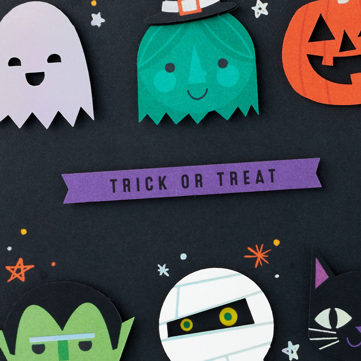 Trick or Treat Halloween Icons Halloween Card, , large image number 4