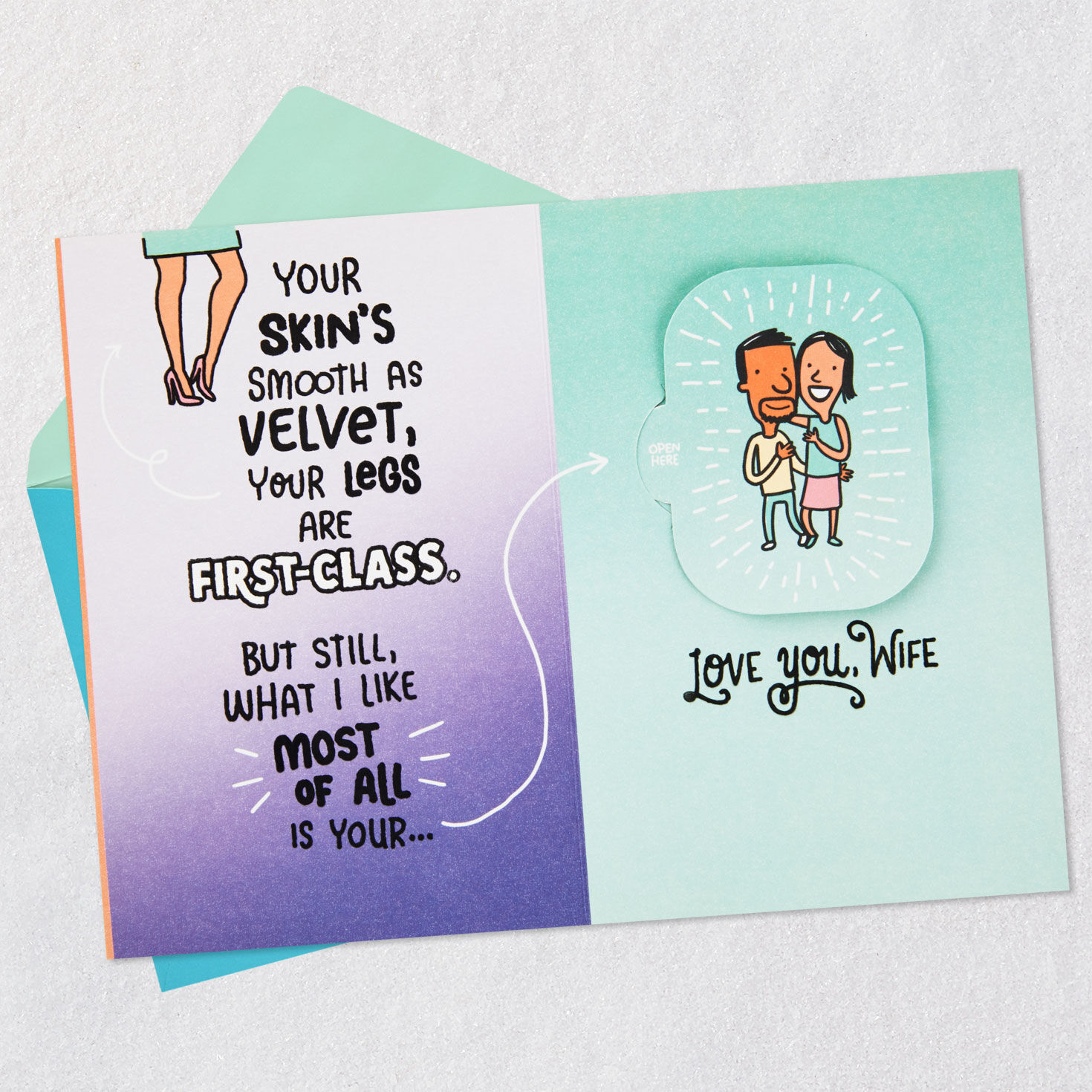 Love You Poem Funny Birthday Card for Wife, , large image number 5