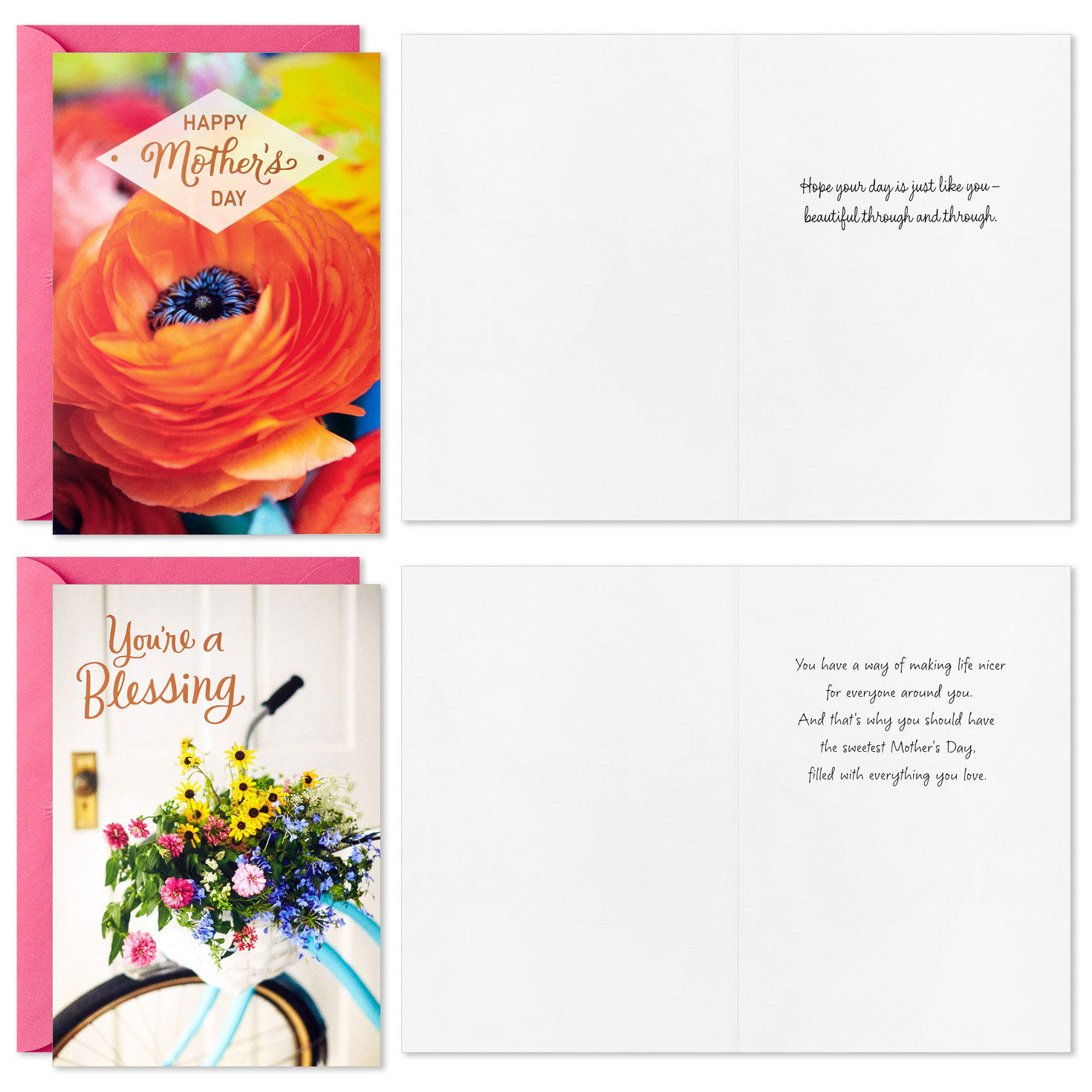 Gorgeous Florals Assorted Mother's Day Cards, Pack of 24, , large image number 4