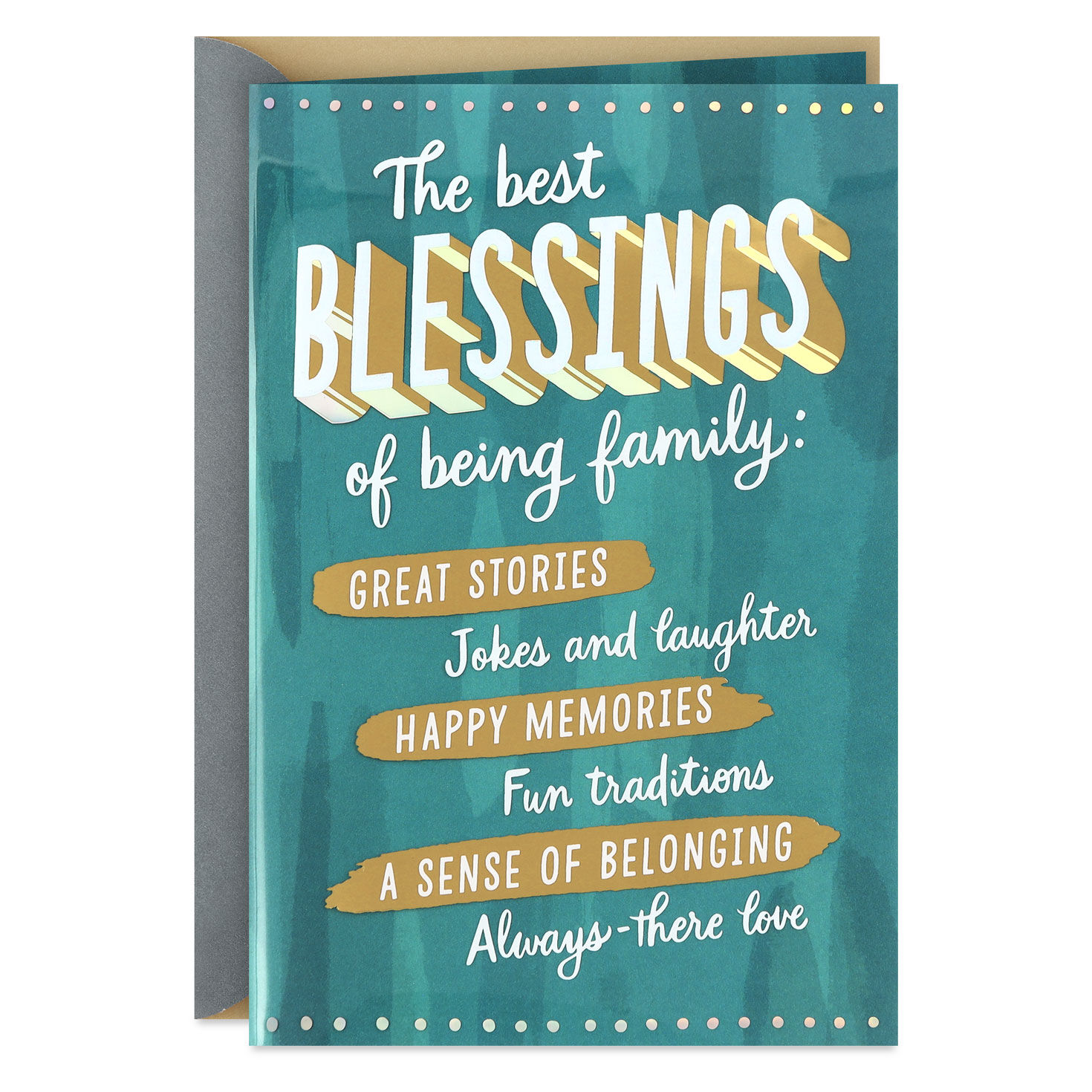 The Blessing of Being Family Birthday Card