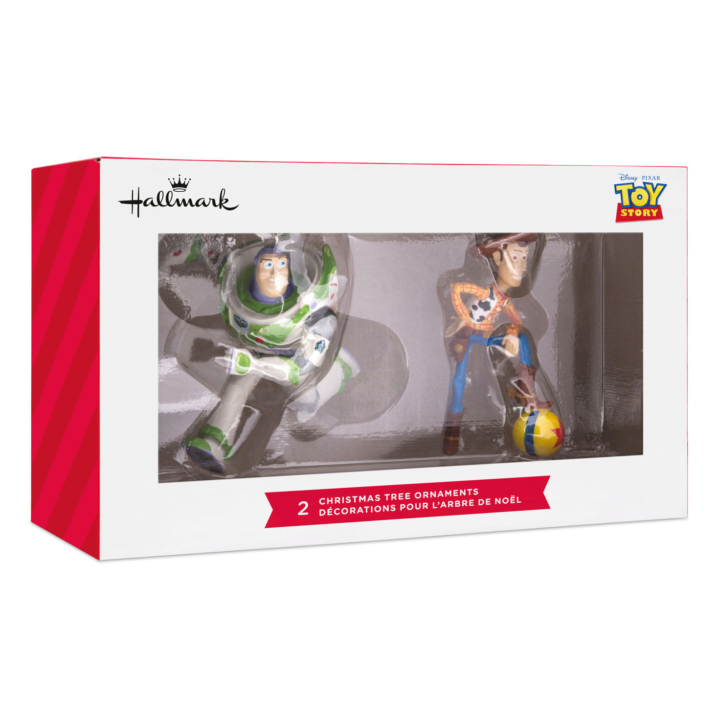 Toy Story Woody and Buzz Christmas Ornaments  image number 3
