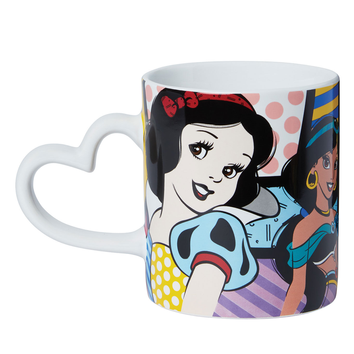 Disney Princesses Snow White, Jasmine, Belle and Rapunzel Britto Mug, , large image number 2