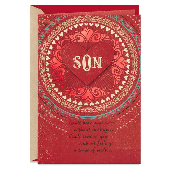 Son, You Are Loved Valentine's Day Card, , large image number 1