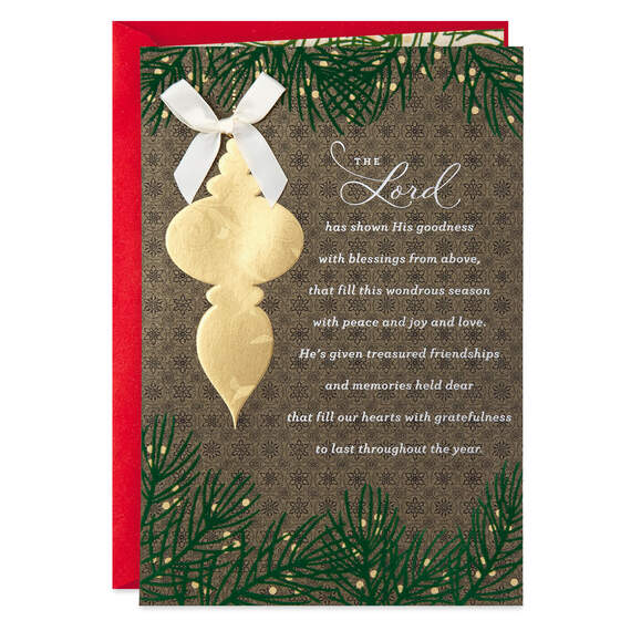 Thanking God for You Religious Christmas Card, , large image number 1