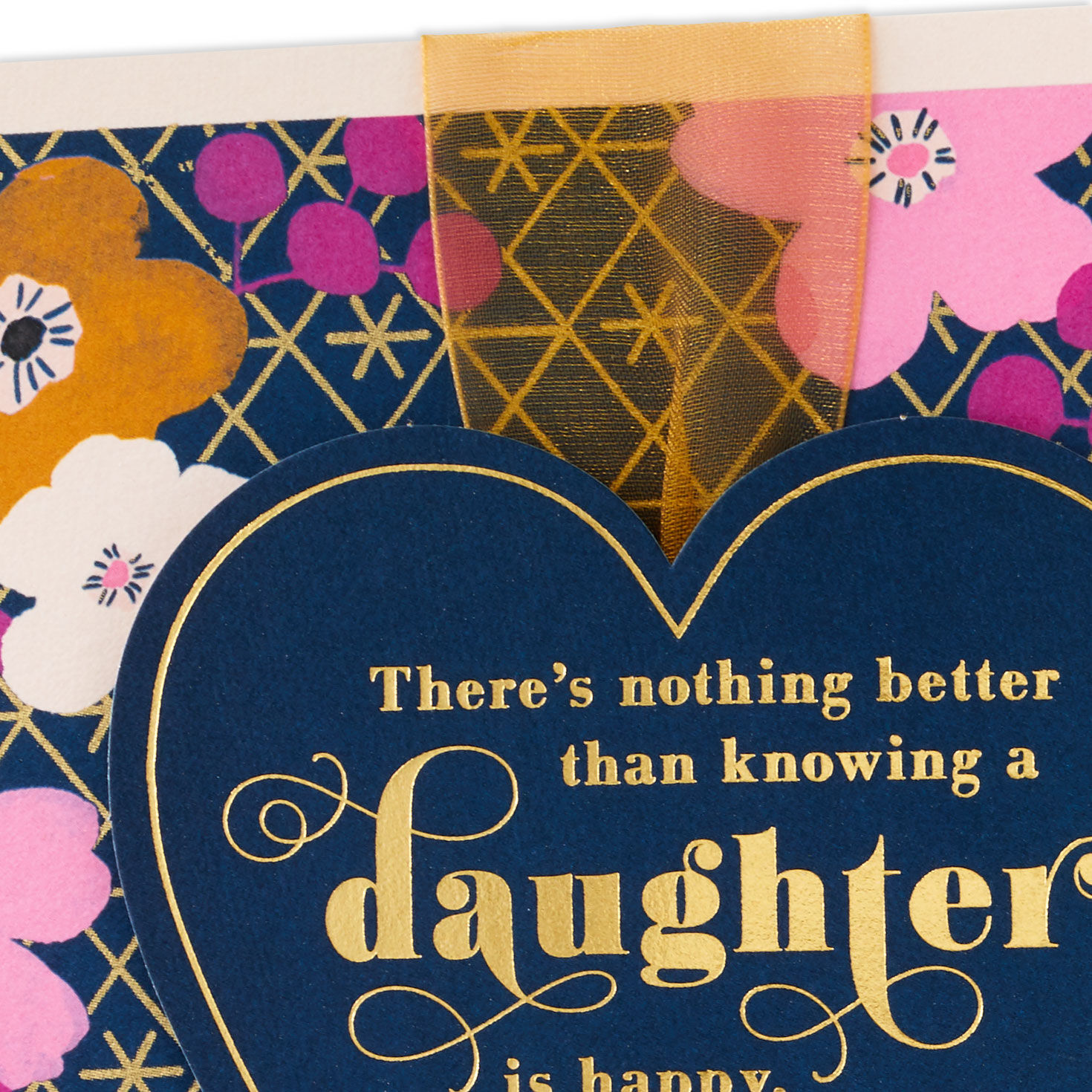 Heart and Flowers Birthday Card for Daughter Card Front Detail image number 4