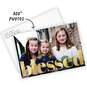 Blessed Gold Lettering Flat Photo Card, , large image number 2