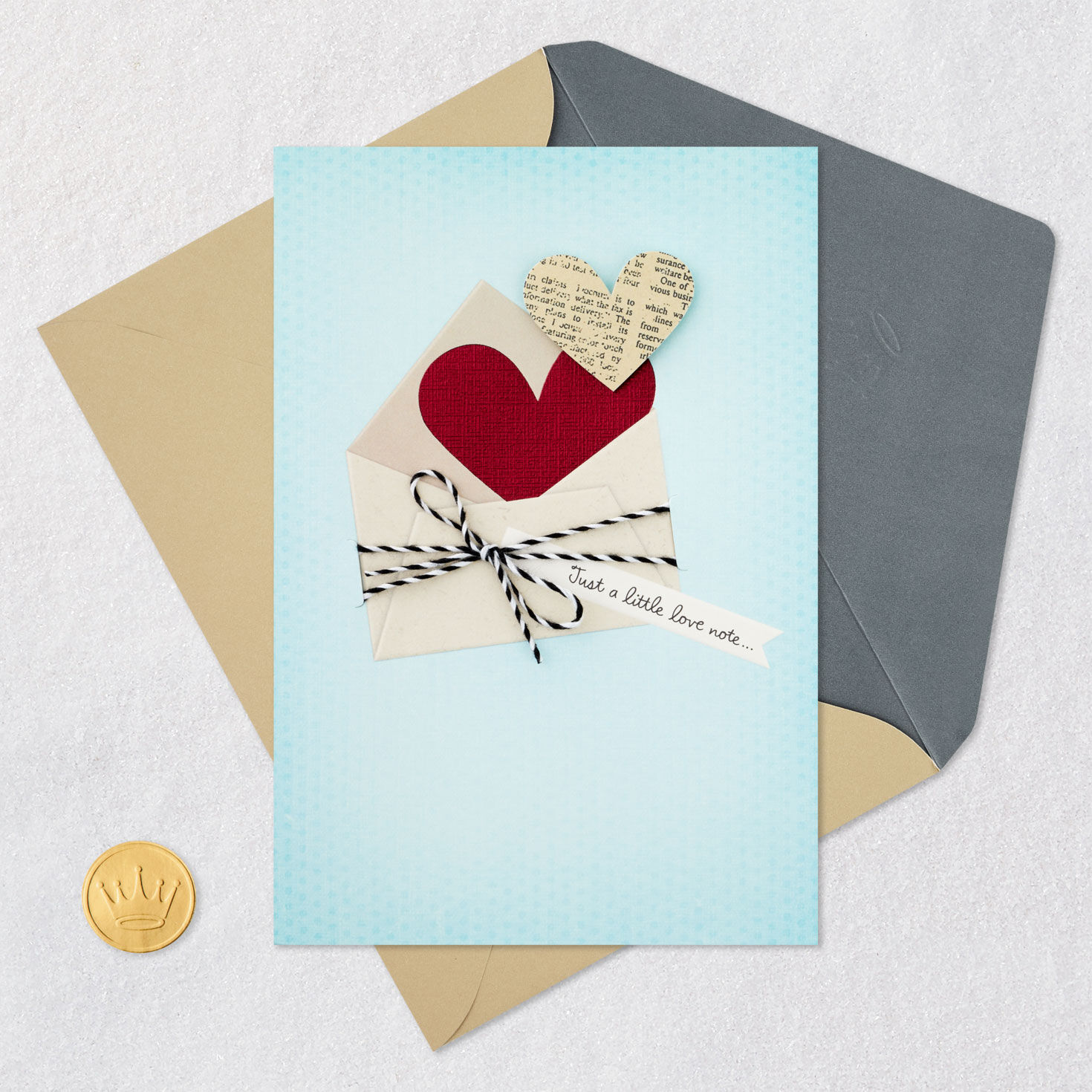 Just a Little Love Note Love Card, , large image number 5