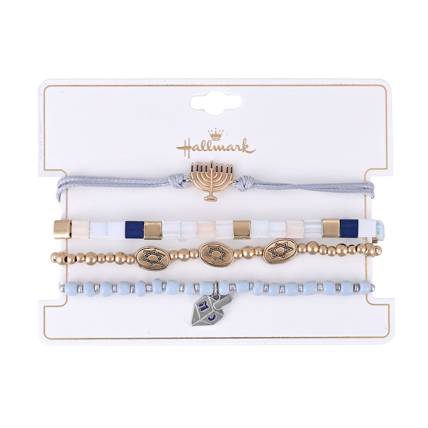 4 Piece Hanukkah Bracelet Set package front image number 4
