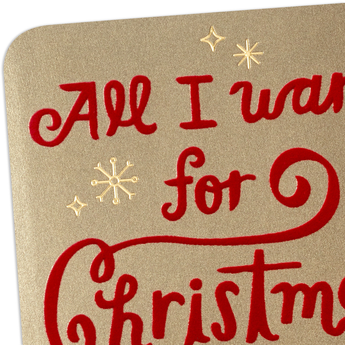 All I Want for Christmas Is You Romantic Christmas Card for only USD 6.59 | Hallmark
