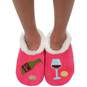 snoozies!®  Ladies Cocktail Hour Splitz Bottle of Red Slipper, , large image number 1