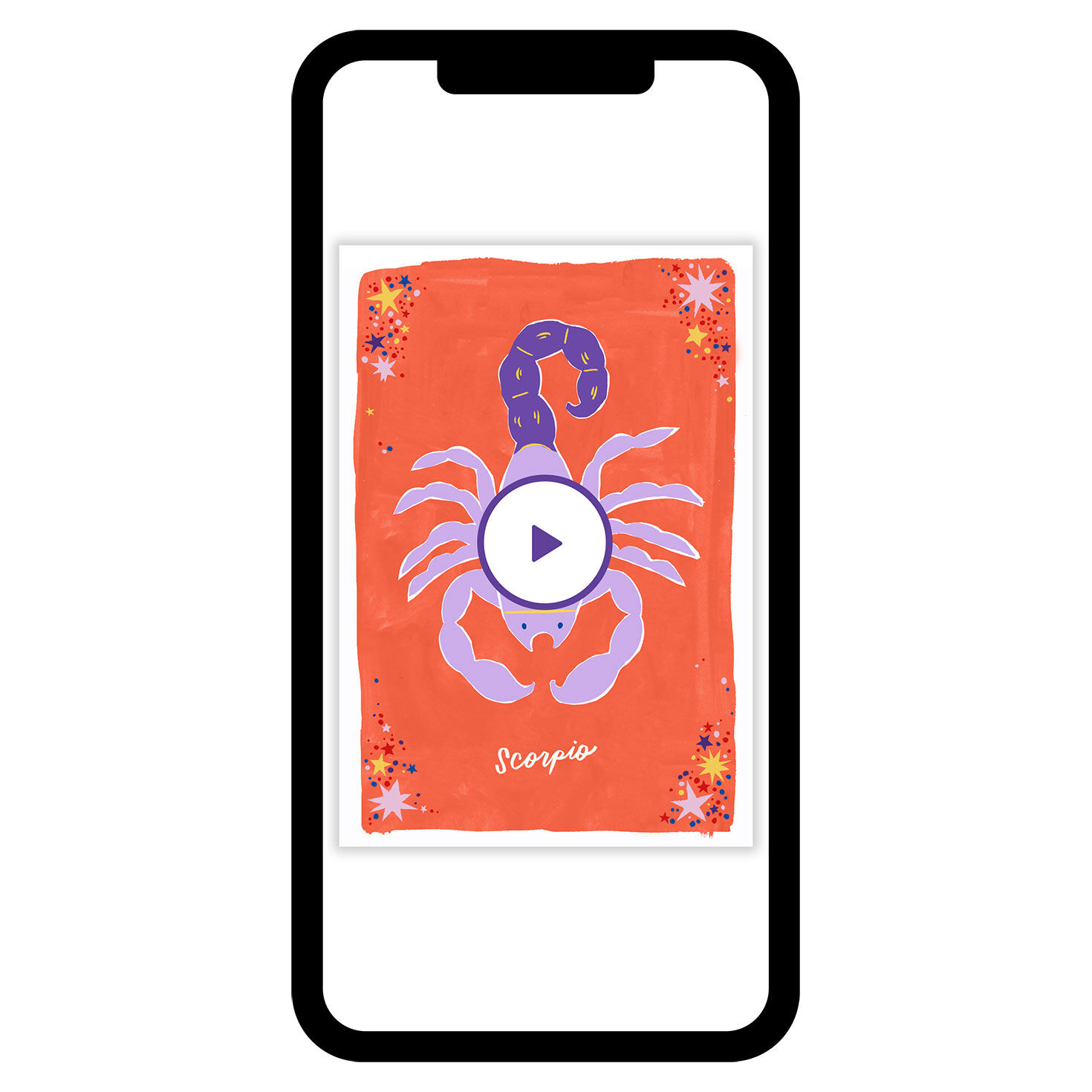 Bold and Bright Scorpio Zodiac eCard