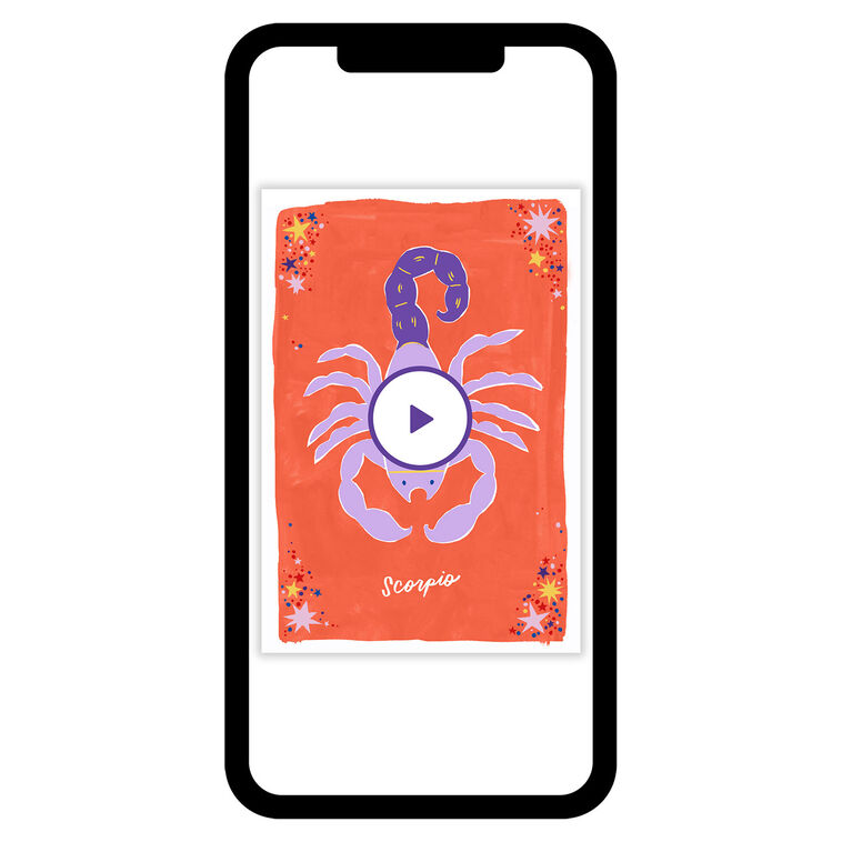 Bold and Bright Scorpio Zodiac eCard