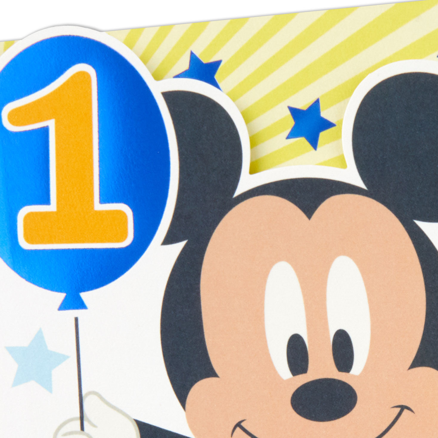 Disney Mickey Mouse Be Happy and Celebrate First Birthday Card for only USD 5.99 | Hallmark