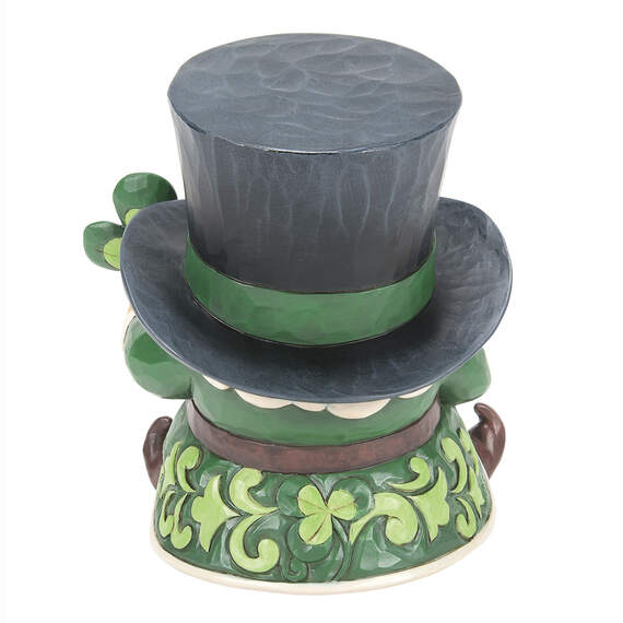 Jim Shore Leprechaun Top Hat Figurine, 5", , large image number 2