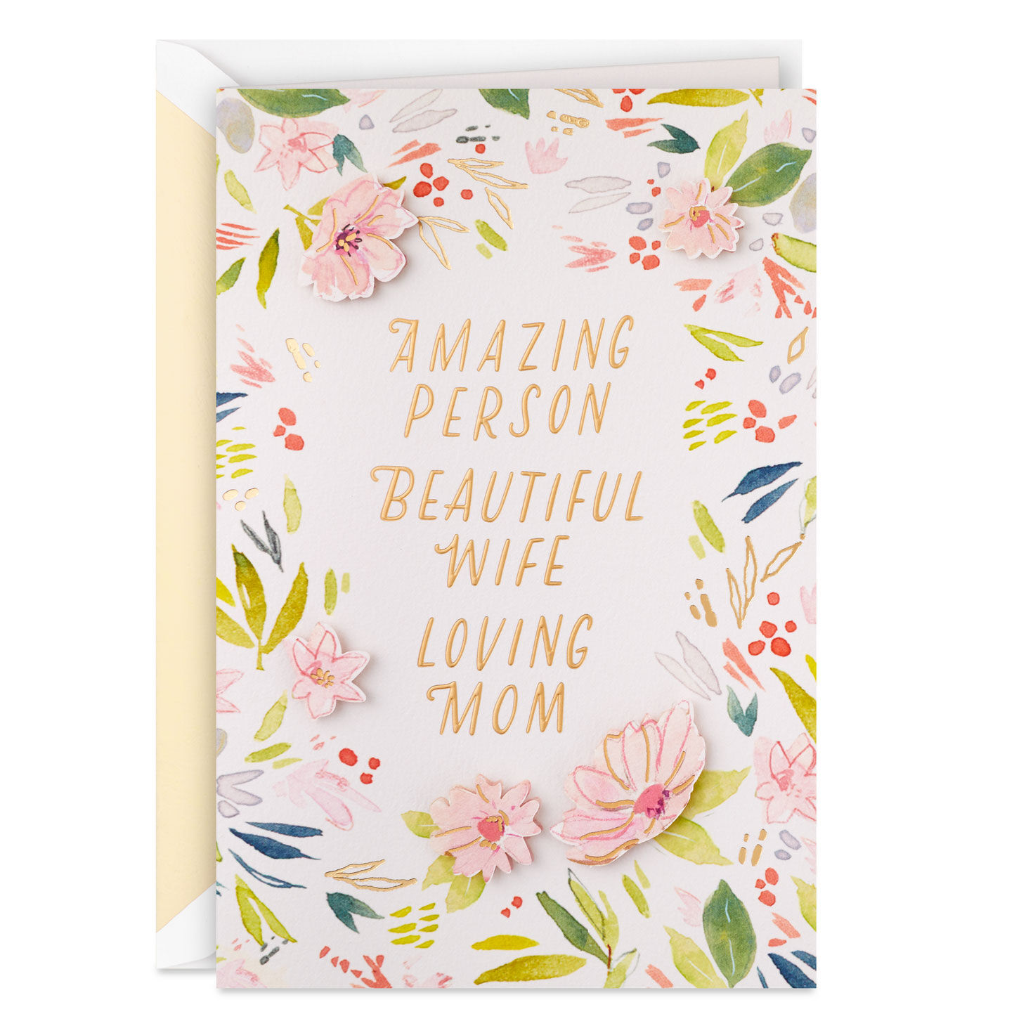 Amazing Person, Loving Mom Mother's Day Card for Wife