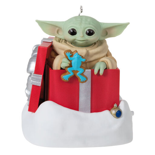 Star Wars: The Mandalorian™ Grogu™ Greetings Ornament With Sound and Motion, 