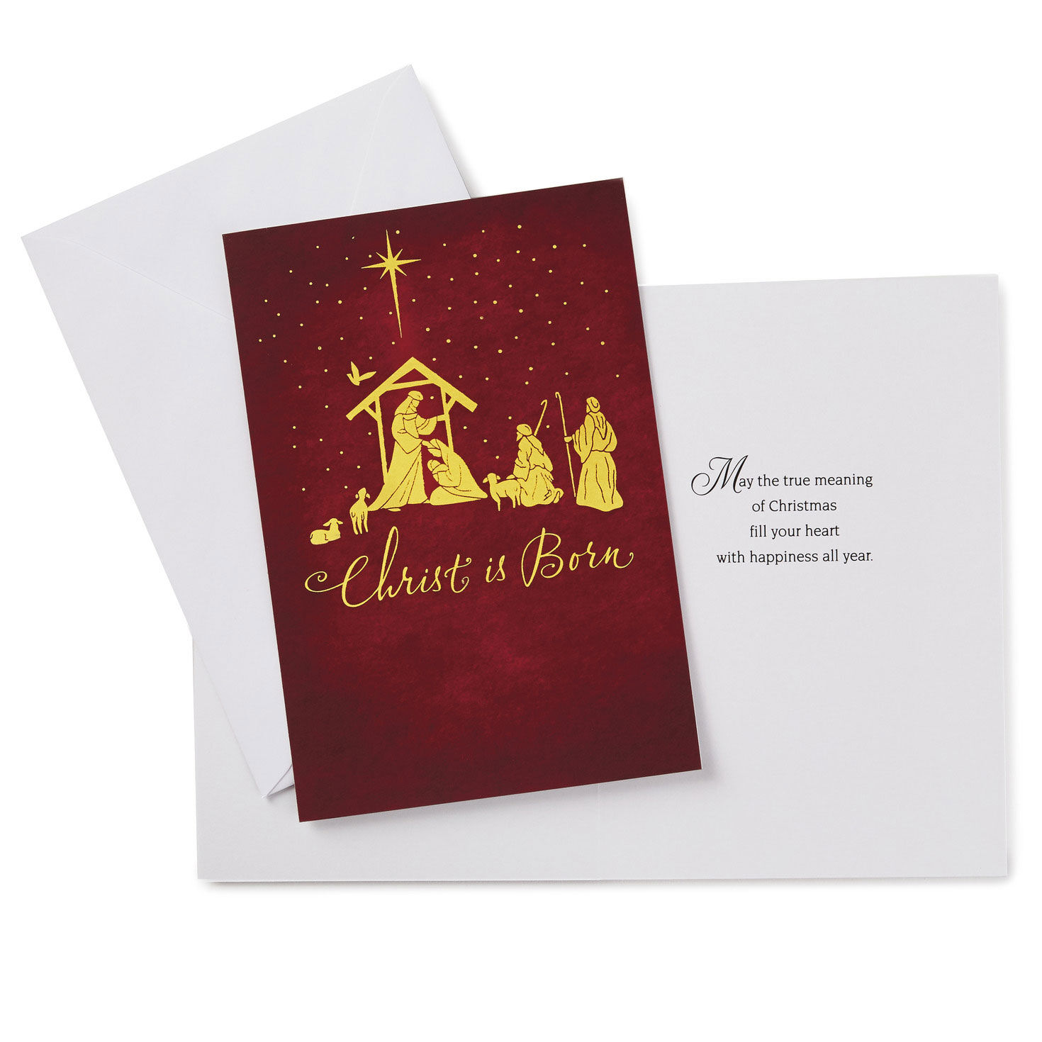 Religious Images Assorted Boxed Christmas Cards Card Front with Sentiment image number 6