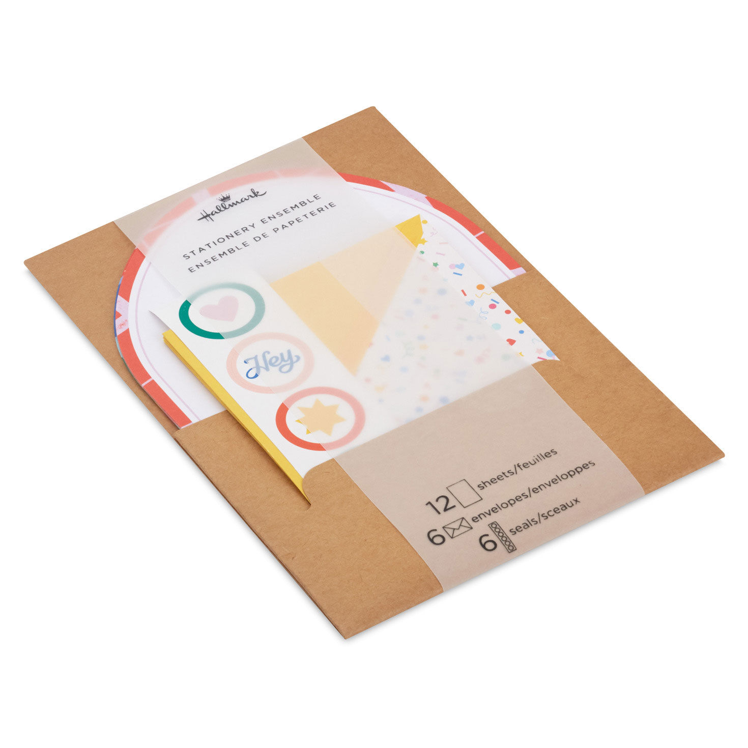 Arch With Squiggles and Squares Stationery Set package image number 2