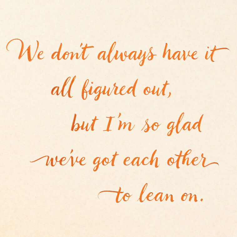 Being Real About What We Need Friendship Card, , large image number 3