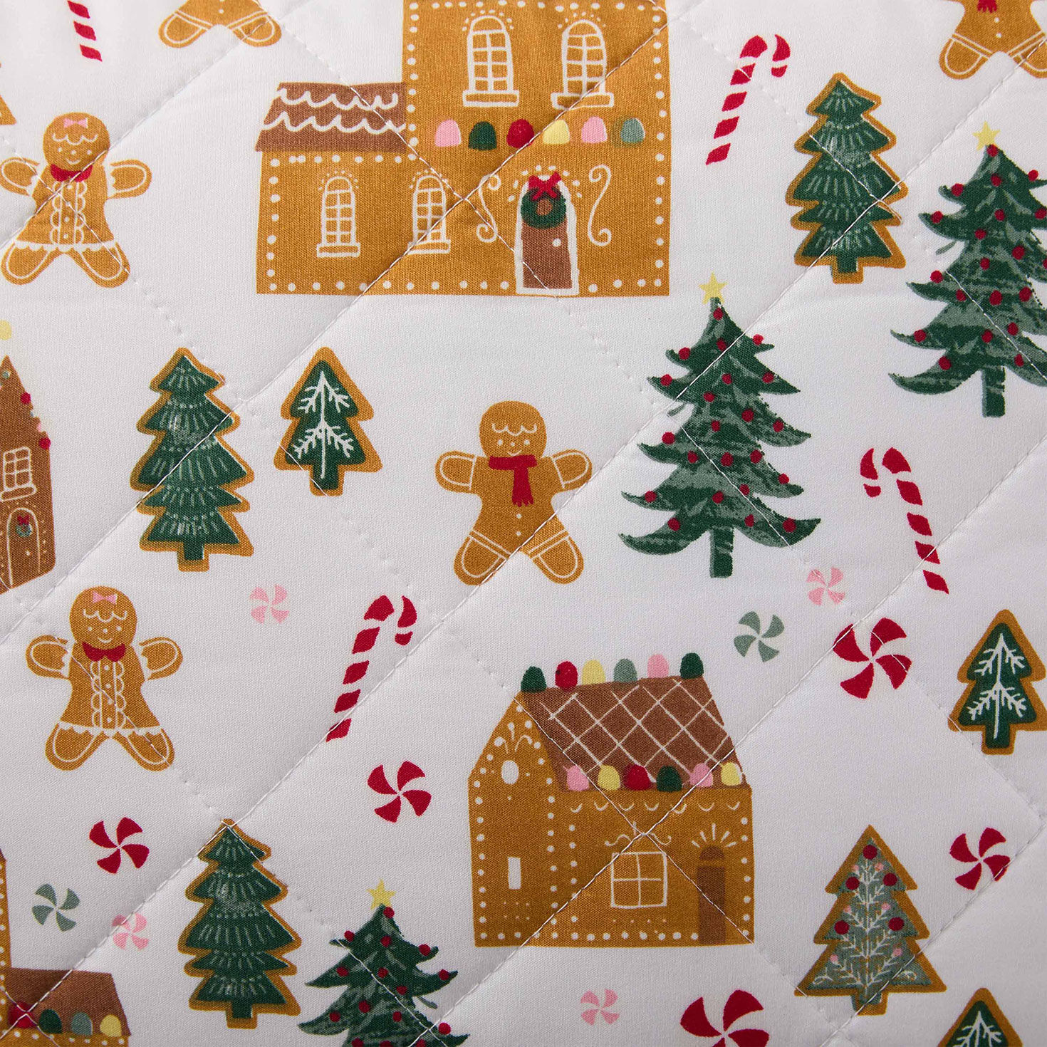 Hallmark Gingerbread 3 Pc. Quilt Set - King upclose detail image number 4