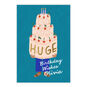 Person Holding Huge Cake Personalized Birthday Card front image number 2