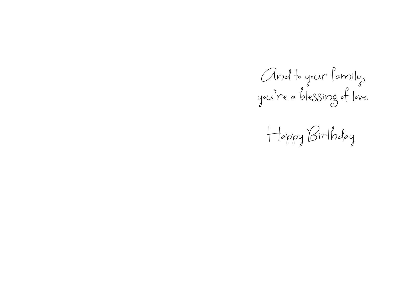 You're a Blessing of Love Birthday Card for Daughter