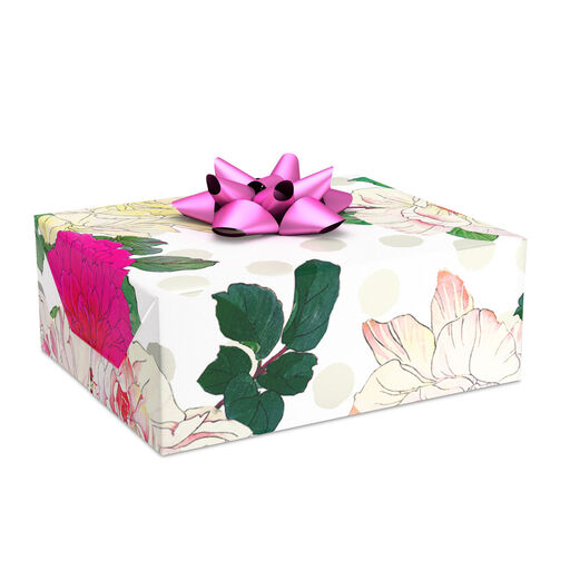 Illustrated Roses Wrapping Paper, 20 sq. ft., 