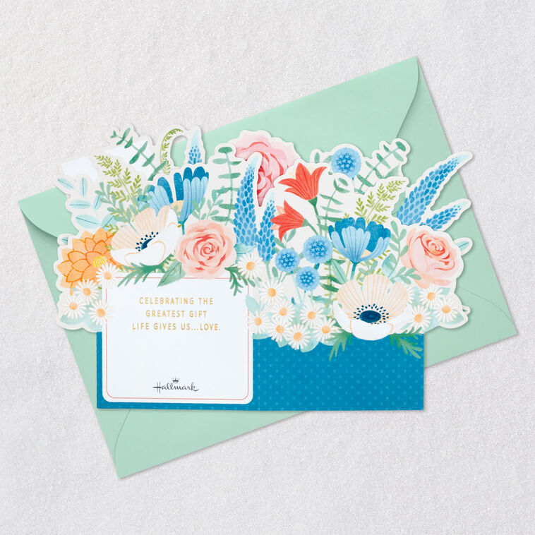 Love Is the Greatest Gift 3D Pop-Up Anniversary Card, , large image number 7