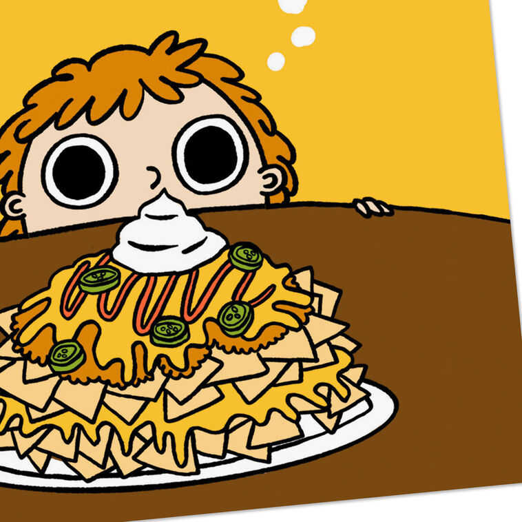 Nachos Funny Thinking of You Card Card Front Detail image number 4