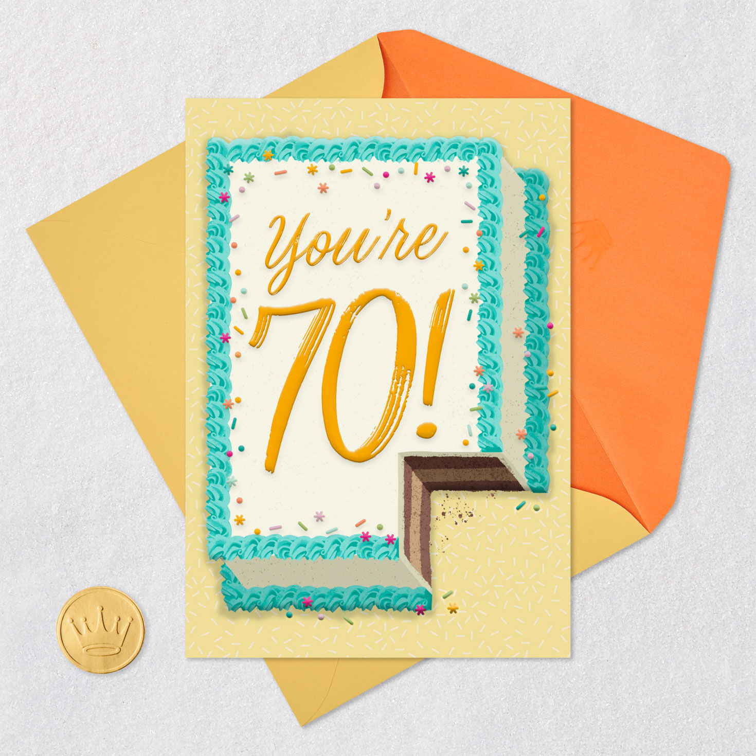Time to Celebrate 70th Birthday Card for only USD 3.99 | Hallmark