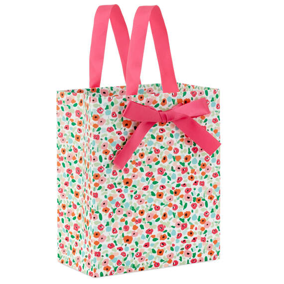 6.5" Bright Floral Small Gift Bag
