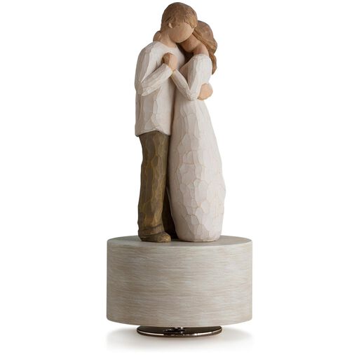 Willow Tree® Promise Musical Engagement Wedding Love Figurine, 